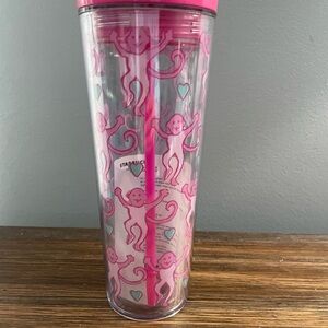 Starbucks Roller Rabbit Monkey Tumbler